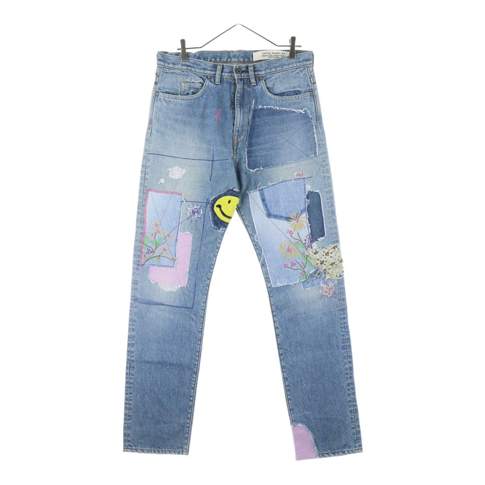 KAPITAL(キャピタル) 14Oz Denim 5P OKABILLY Gypsy Patch ジプシーパッチワークデニム インディゴ EK-1121