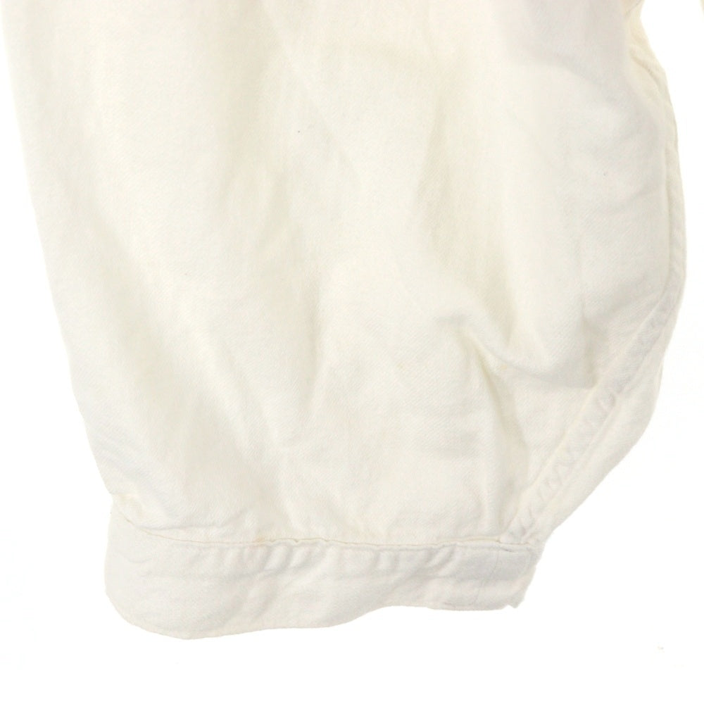 KAPITAL(キャピタル) 二重ガーゼスラッピーシャツコート ホワイト EK-602