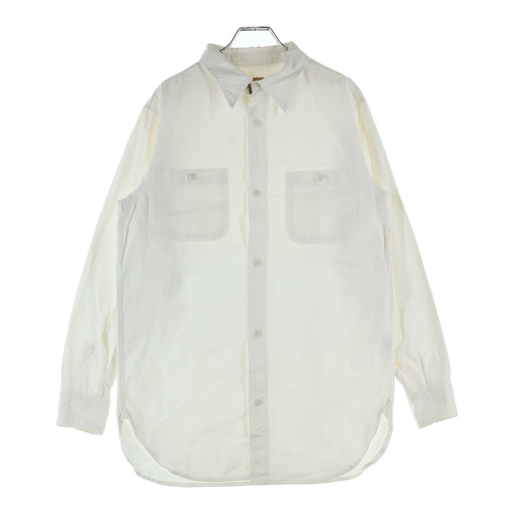 KAPITAL(キャピタル) 2POCKET SHIRT 2ポケット長袖シャツ ホワイト