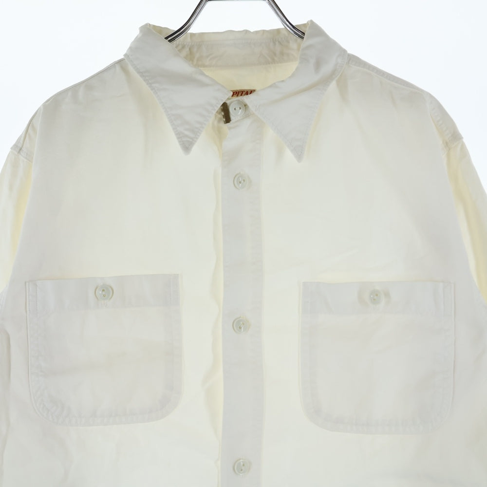 KAPITAL(キャピタル) 2POCKET SHIRT 2ポケット長袖シャツ ホワイト