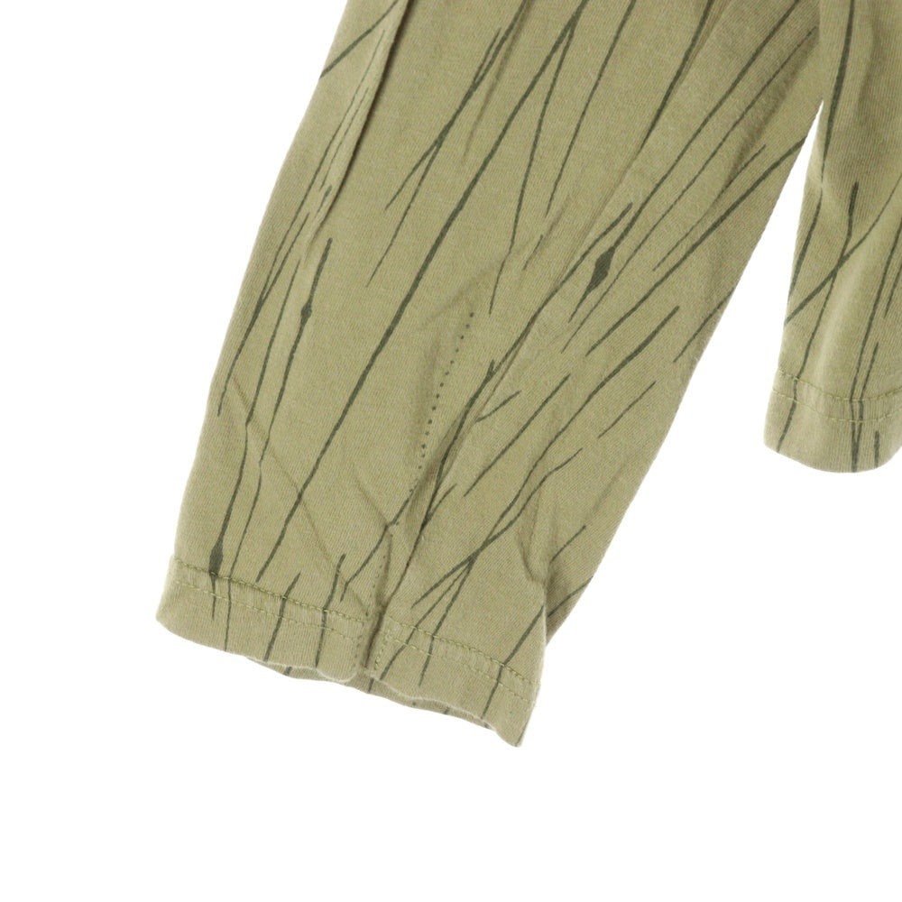 KAPITAL(キャピタル) スマイルプリント コットン長袖Tシャツ