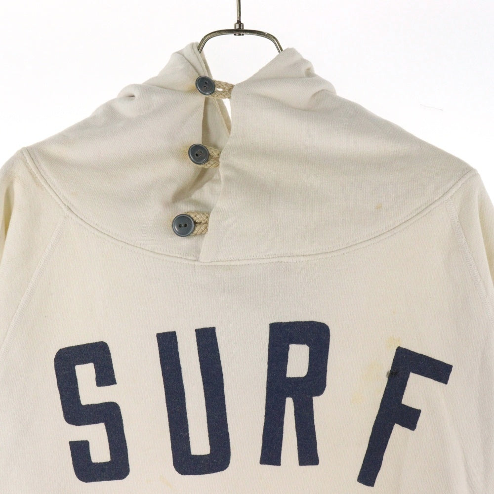 KAPITAL(キャピタル) SURFプリント プルオーバーパーカー スウェット ブラック