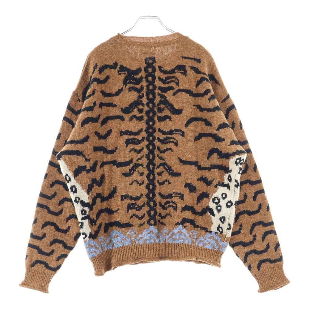 KAPITAL(キャピタル) ネパールタイガー クルーネックセーター ベージュ