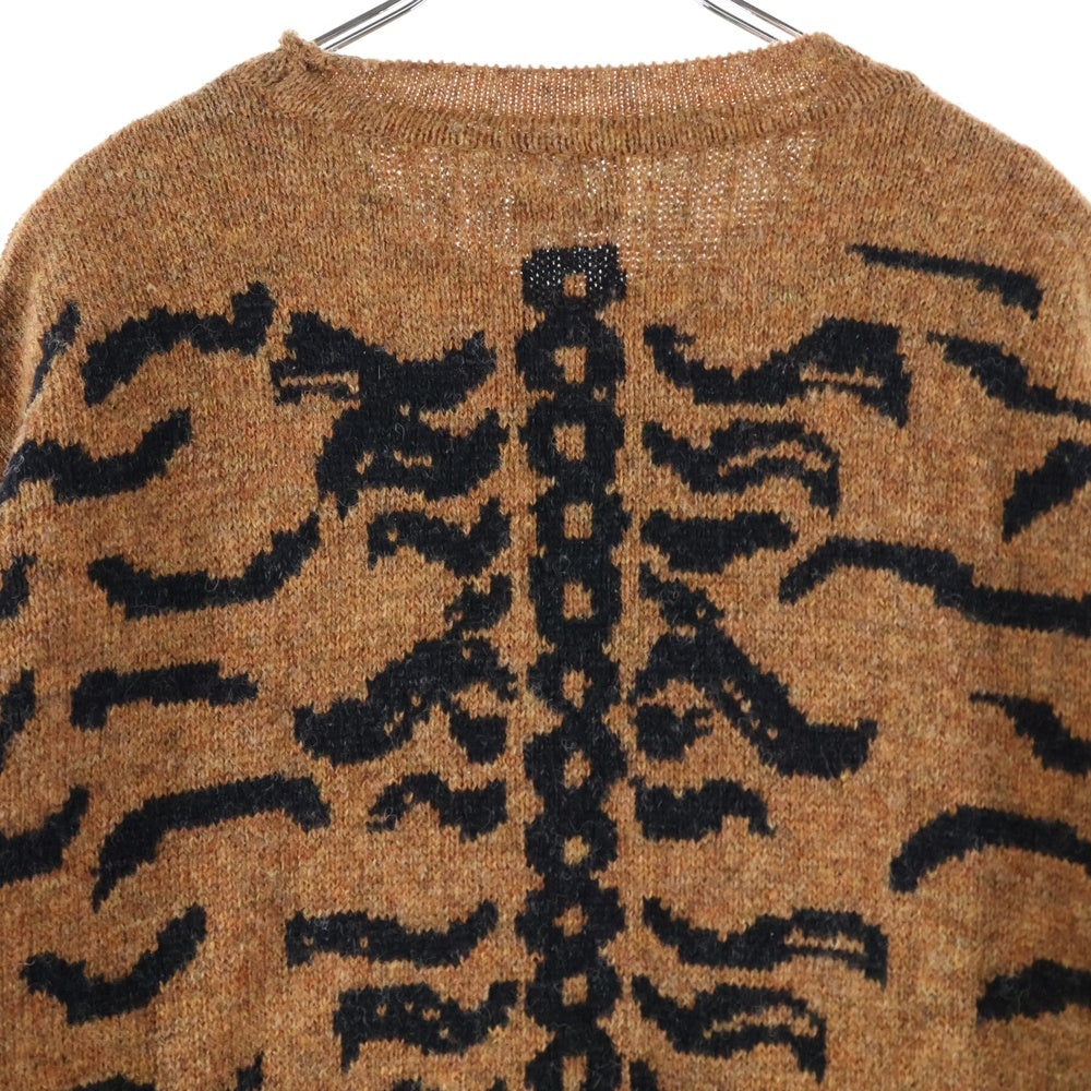 KAPITAL(キャピタル) ネパールタイガー クルーネックセーター ベージュ