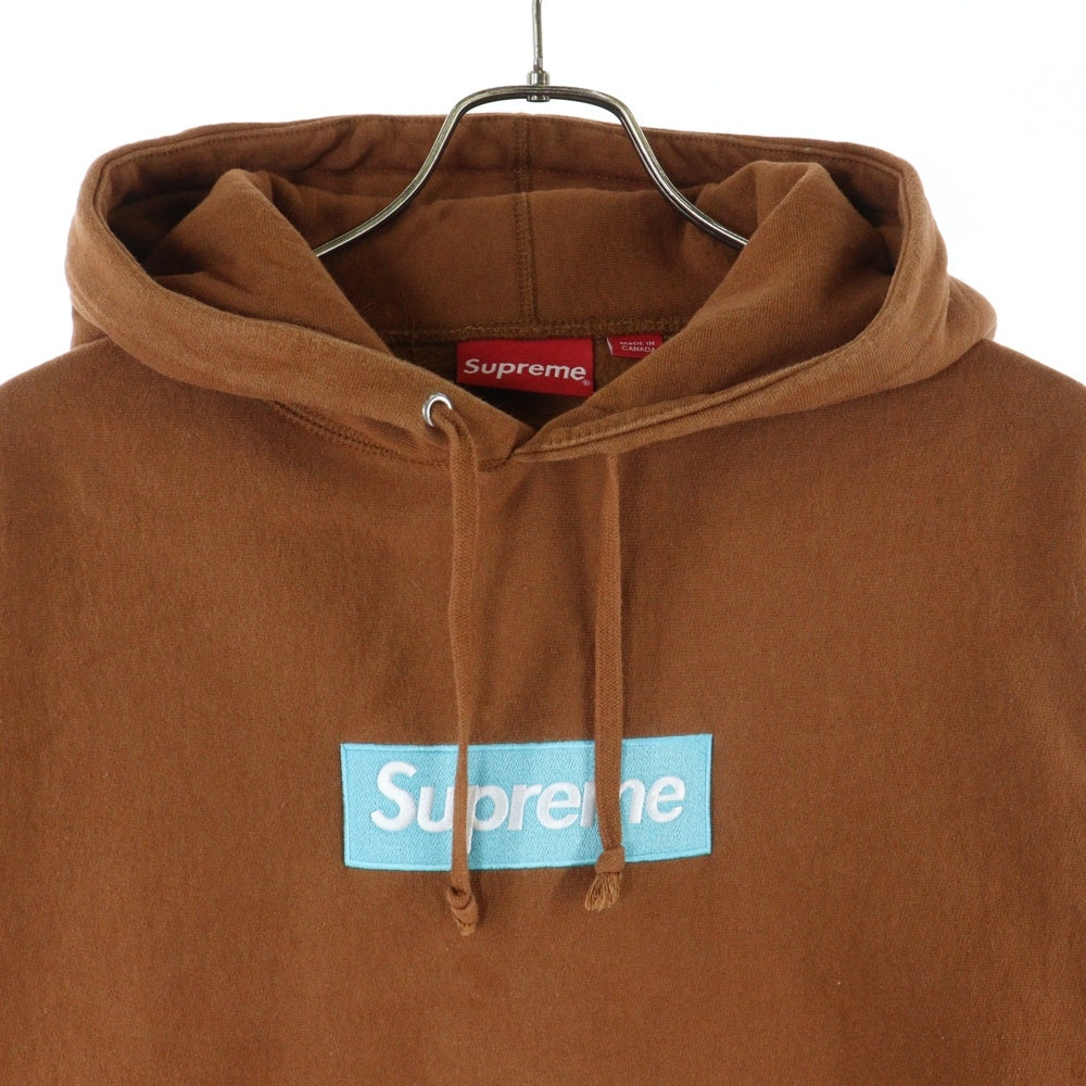 SUPREME(シュプリーム) 17AW Box Logo Hooded Sweatshirt ボックスロゴプルオーバーパーカー フーディ ブラウン