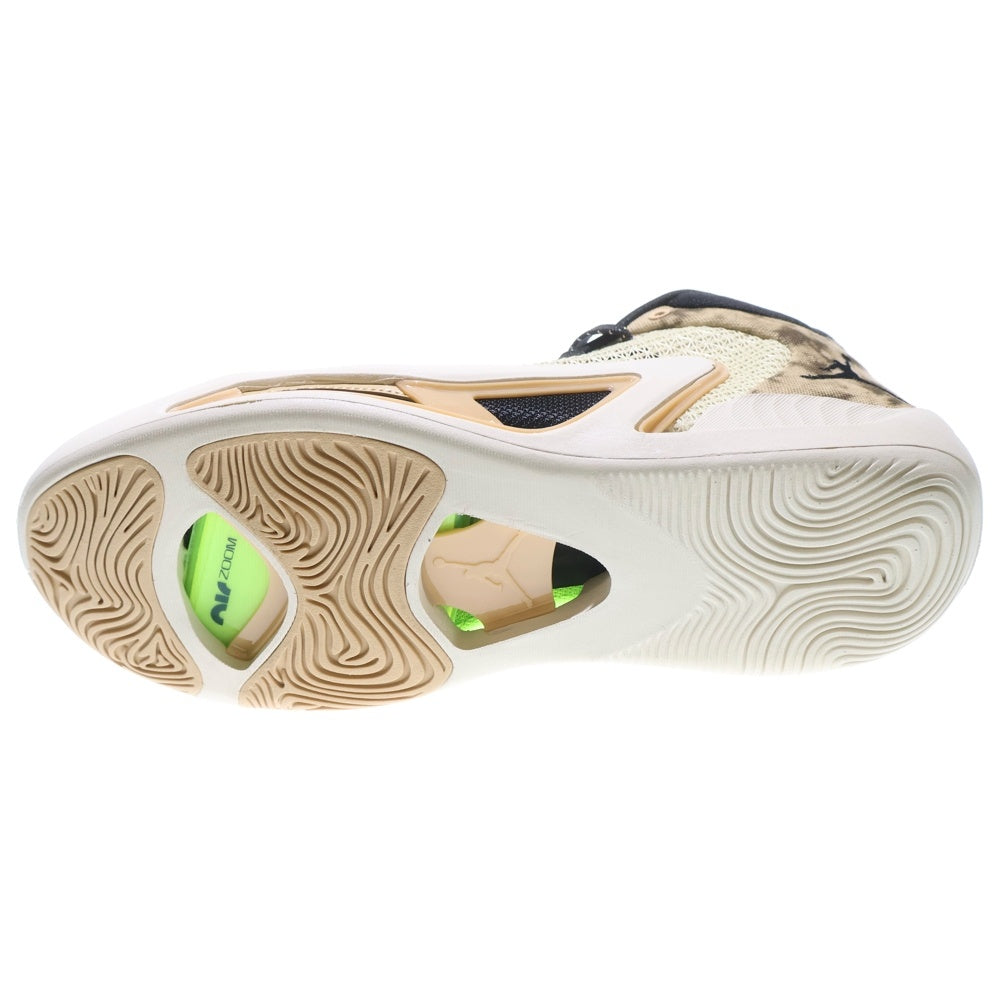 NIKE(ナイキ) JORDAN TATUM 1 DENIM DZ3321-200 ジョーダン テイタム1 デニム ミッドカットスニーカー US9/27.0cm ベージュ