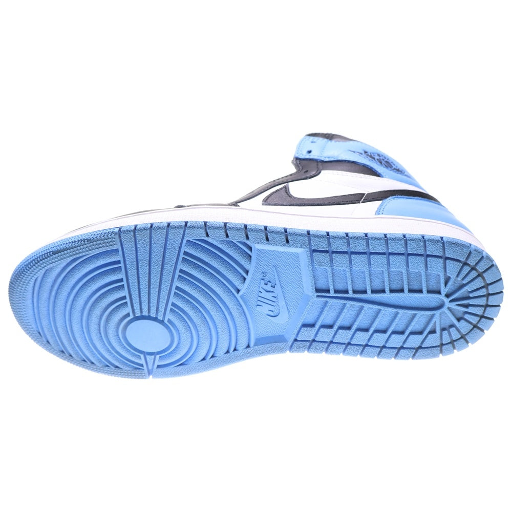 NIKE(ナイキ) AIR JORDAN 1 RETRO HI OG UNIVERSITY BLUE DZ5485-400 エアジョーダン1ハイOG ユニバーシティブルー ハイカットスニーカー ブルー/ホワイト US10/28.0cm