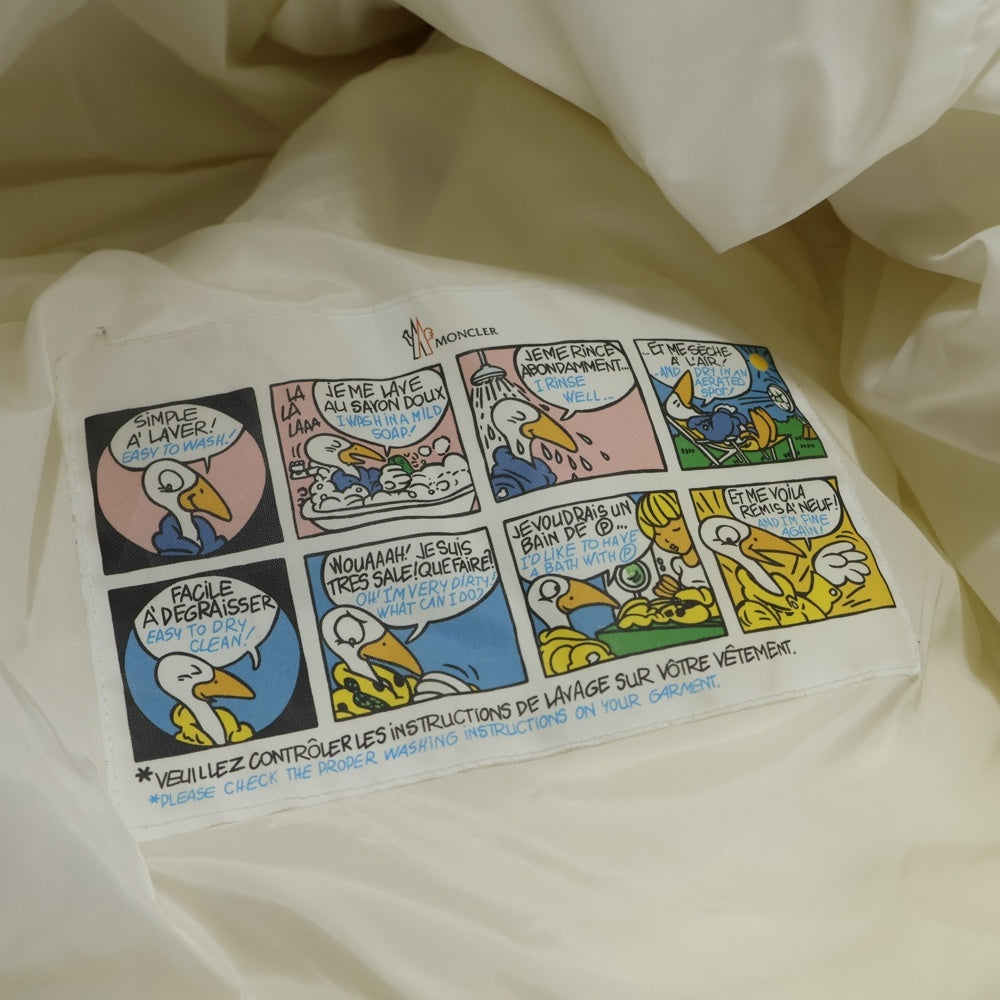 MONCLER(モンクレール) 19AW Alouette ナイロンダウンコート ホワイト E20934638505 C0230