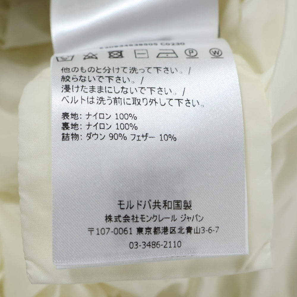 MONCLER(モンクレール) 19AW Alouette ナイロンダウンコート ホワイト E20934638505 C0230