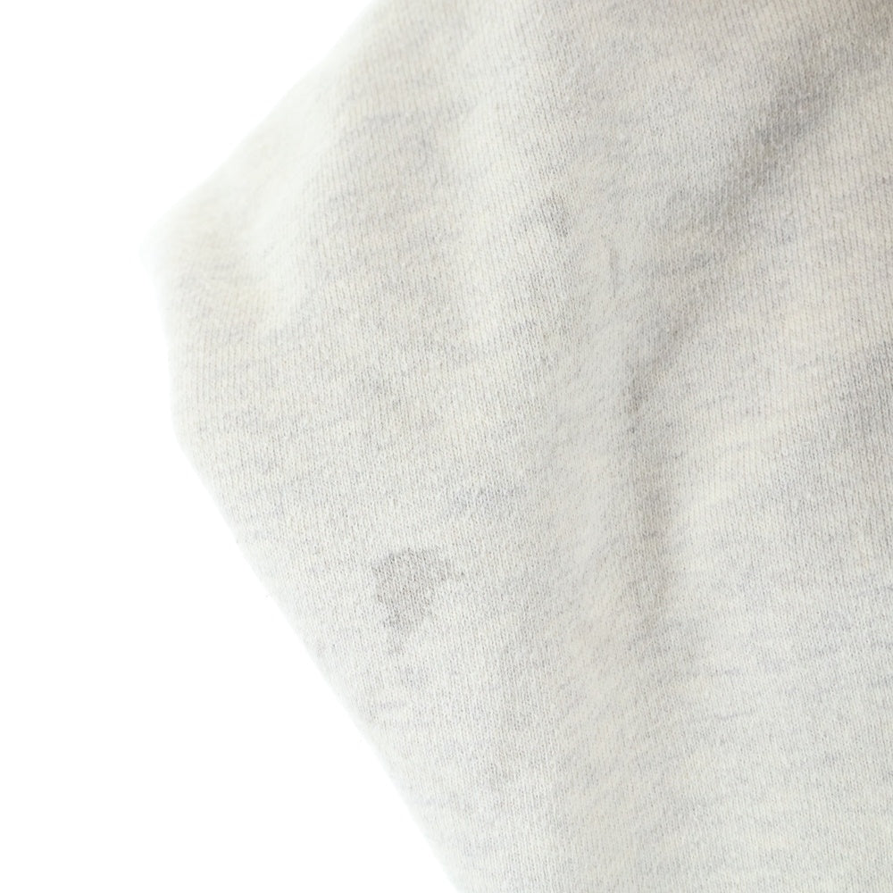 SAINT MICHAEL(セントマイケル) 23AW×木梨憲武 仮面ノリダーヴィンテージ加工 クルーネックスウェットトレーナー SM-A23-0000-C08 グレー