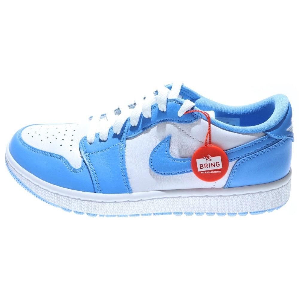 NIKE(ナイキ) AIR JORDAN 1 LOW GOLF UNC DD9315-100 エアジョーダン 1 ゴルフ UNC ローカットスニーカー US8/26.0cm ブルー/ホワイト