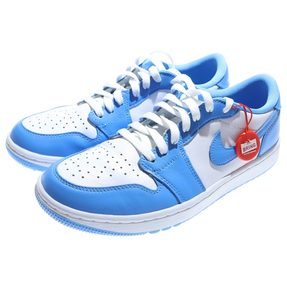 NIKE(ナイキ) AIR JORDAN 1 LOW GOLF UNC DD9315-100 エアジョーダン 1 ゴルフ UNC ローカットスニーカー US8/26.0cm ブルー/ホワイト