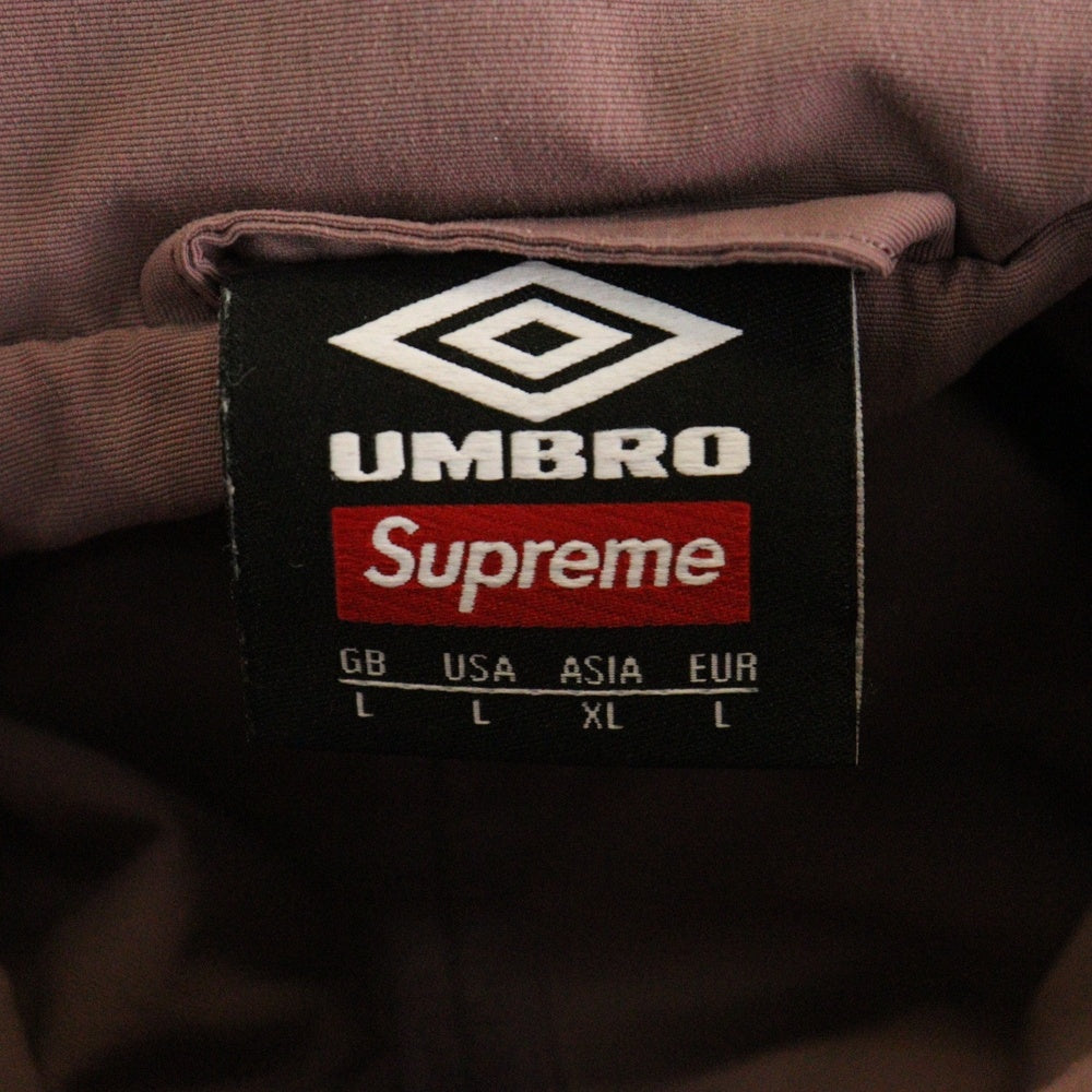 SUPREME(シュプリーム) 22AW×Umbro Track Jacket Dusty Plum アンブロ トラック ジャケット ダスティ プラム