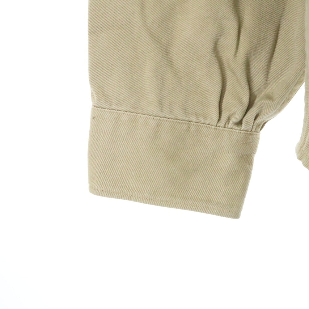 HUMAN MADE(ヒューマンメイド) アヒルハート プリント 長袖サファリシャツ ベージュ