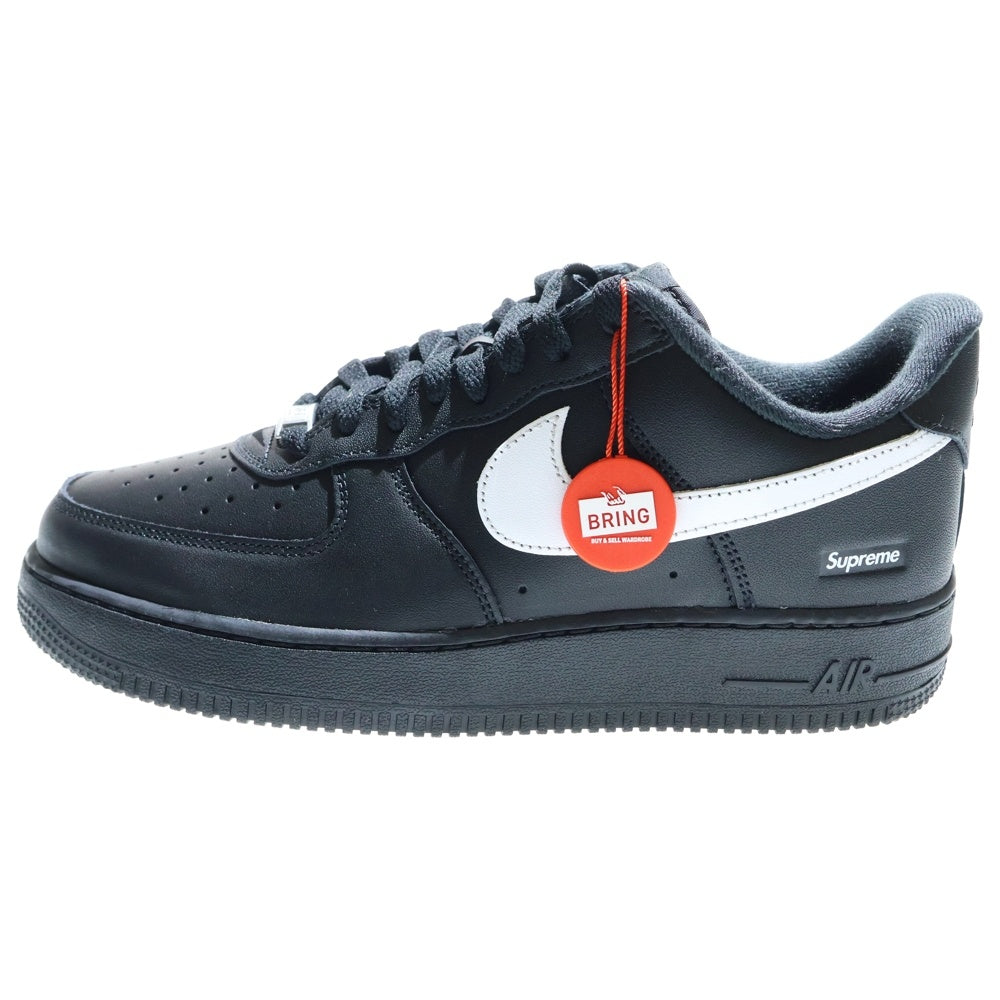 NIKE(ナイキ) ×SUPREME AIR FORCE 1 LOW CU9225-002 シュプリーム エアフォース1 ローカットスニーカー ブラック/ホワイト US8.5/26.5cm