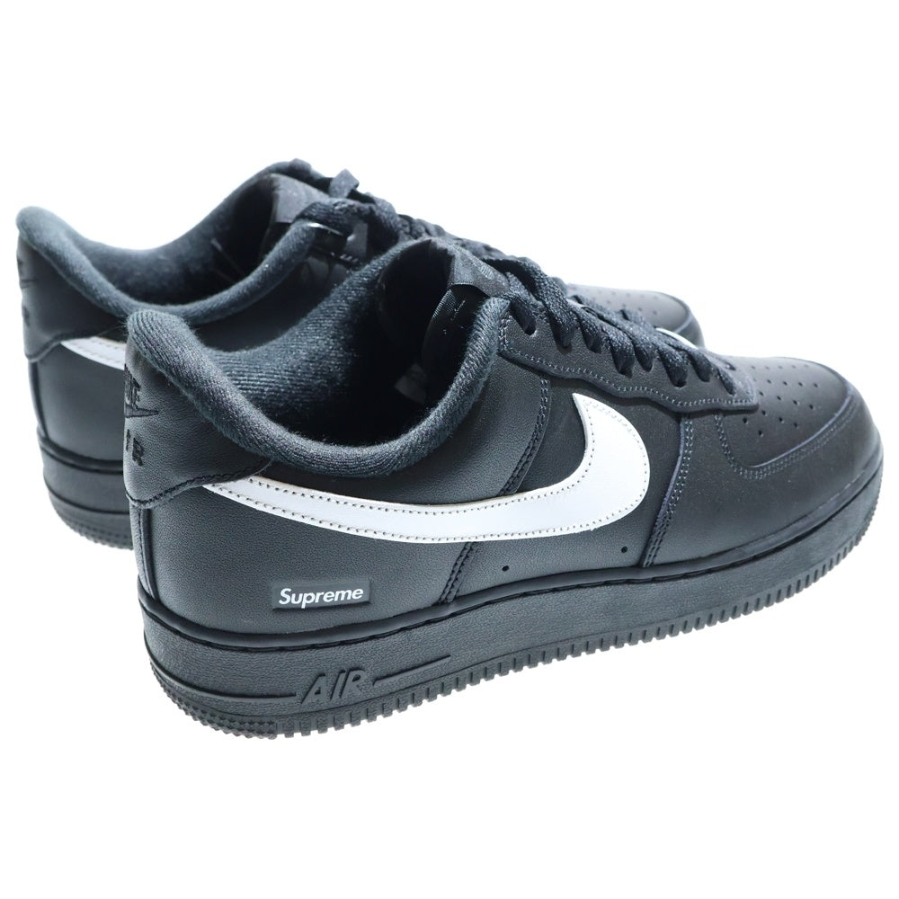 NIKE(ナイキ) ×SUPREME AIR FORCE 1 LOW CU9225-002 シュプリーム エアフォース1 ローカットスニーカー ブラック/ホワイト US8.5/26.5cm