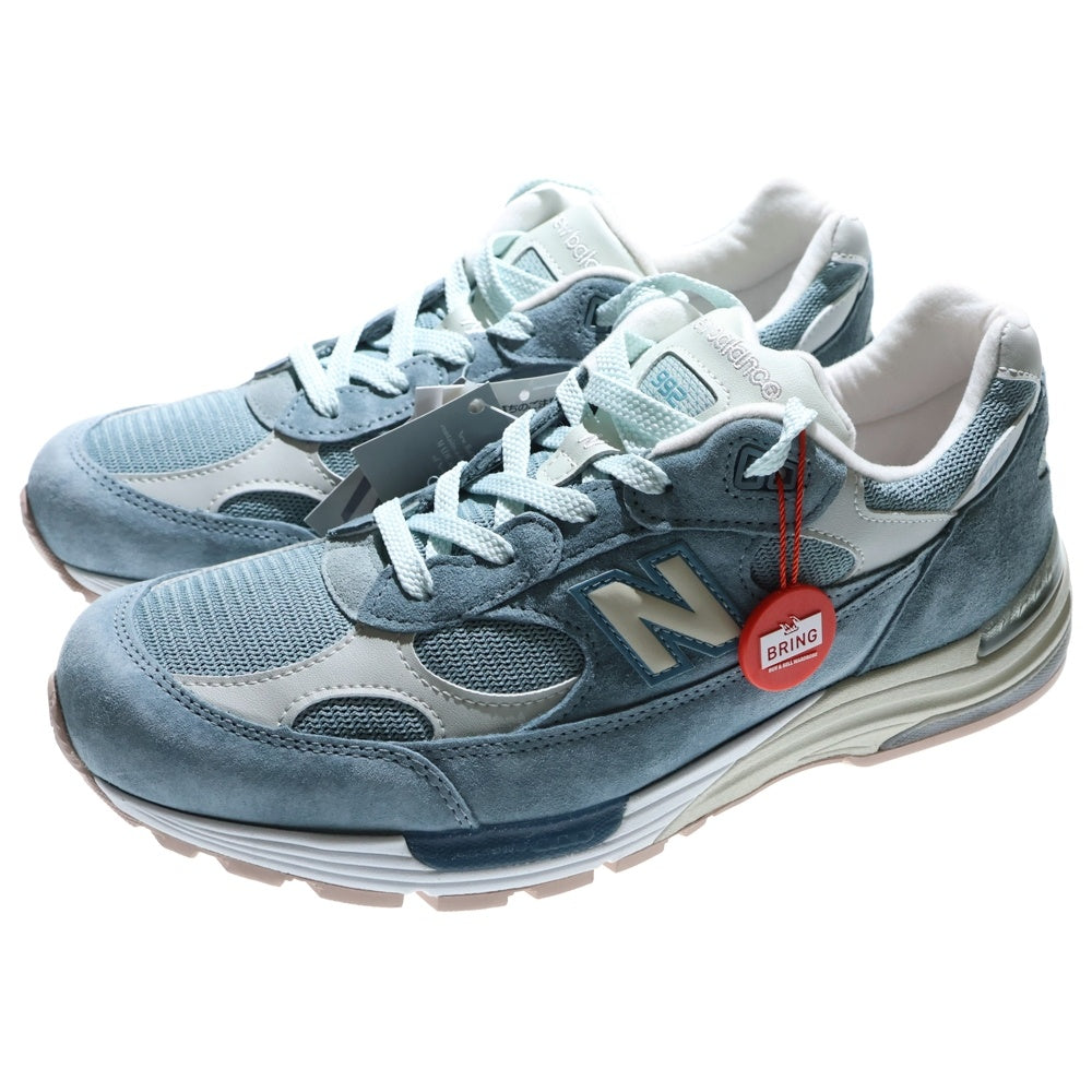 New Balance(ニューバランス) ×KITH 992 Aegean Blue U992KT キス エーゲブルー ローカットスニーカー US10.5/28.5cm ブルー