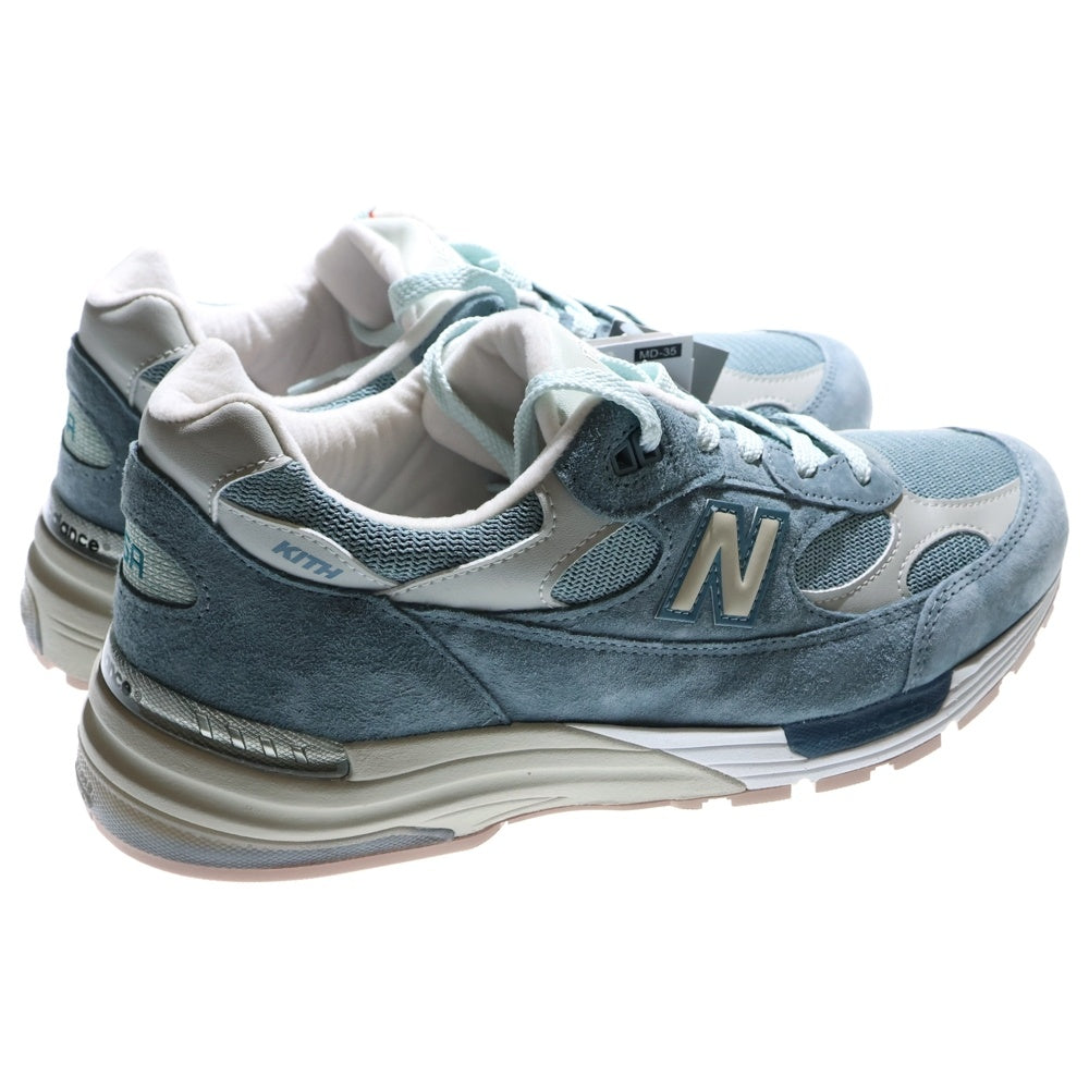 New Balance(ニューバランス) ×KITH 992 Aegean Blue U992KT キス エーゲブルー ローカットスニーカー US10.5/28.5cm ブルー