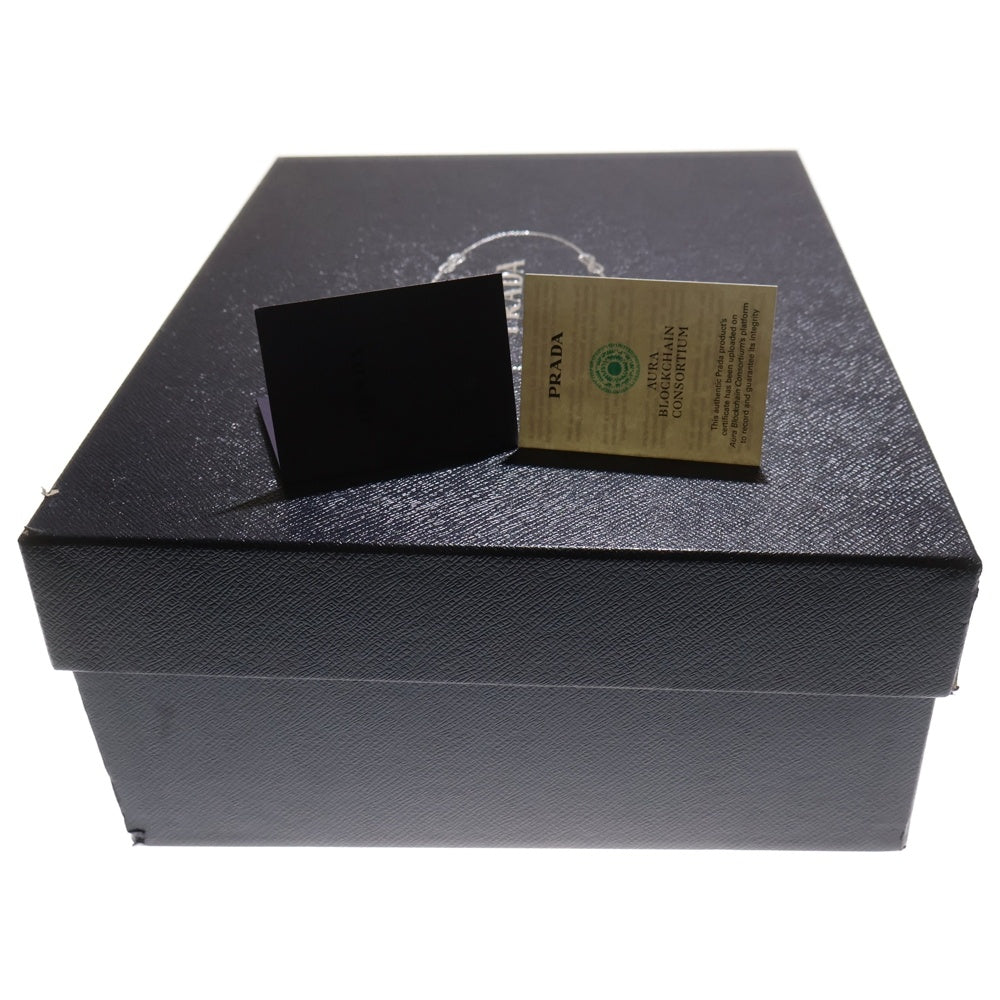 PRADA(プラダ) Leather Loafers 2DE148 ブラシッドレザー ローファー9 ブラウン