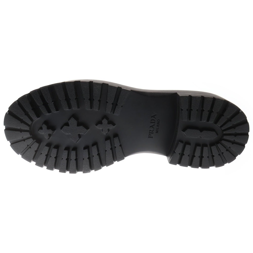 PRADA(プラダ) Leather Loafers 2DE148 ブラシッドレザー ローファー9.5 ブラック