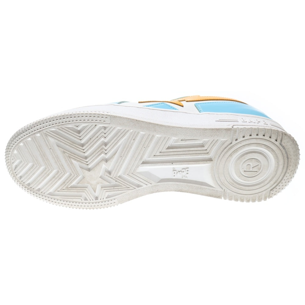 A BATHING APE(アベイシングエイプ) Bape Sta Icon Low M191307 ベイプスタ アイコン ローカットスニーカー US9.5/27.5cm ブルー/ホワイト