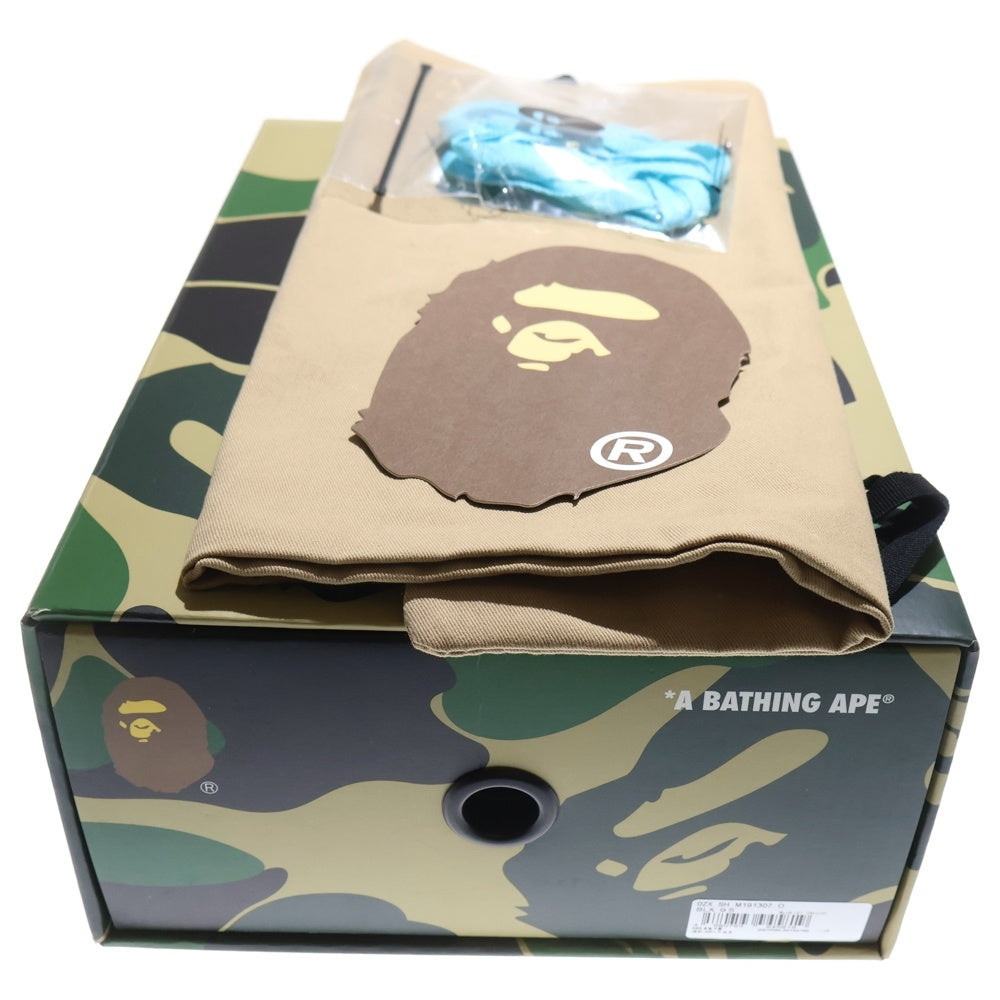 A BATHING APE(アベイシングエイプ) Bape Sta Icon Low M191307 ベイプスタ アイコン ローカットスニーカー US9.5/27.5cm ブルー/ホワイト