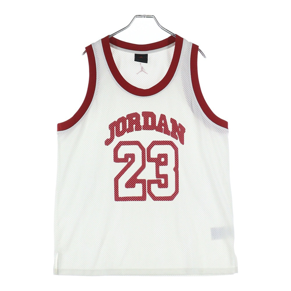 NIKE(ナイキ) WMENS JORDAN BRAND HJ0045-100 ウィメンズ バスケットボール ゲームシャツ メッシュ ホワイト/レッド