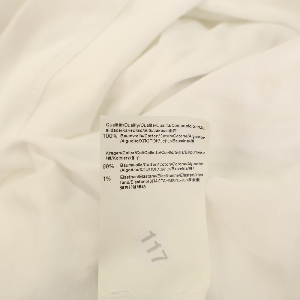 BOSS(ボス) 10245501 ロゴプリント 半袖ポロシャツ コットン ホワイト