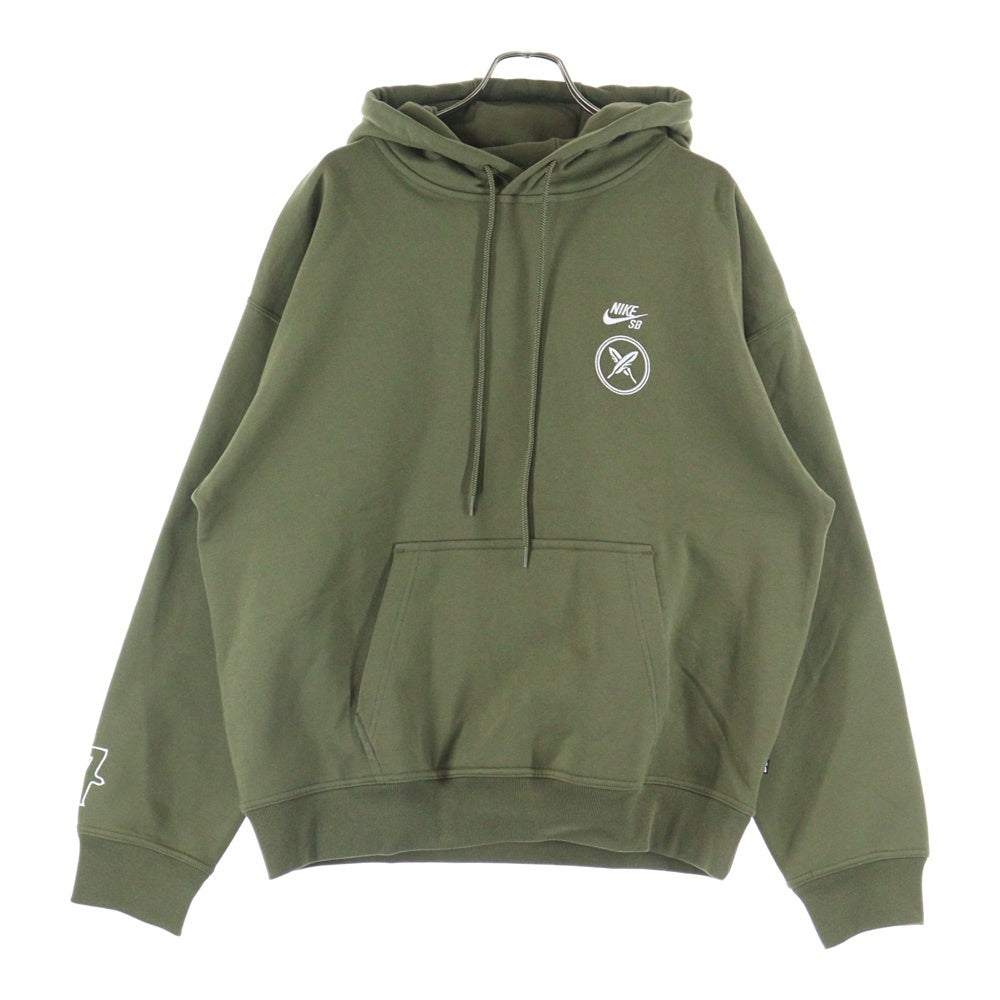 NIKE(ナイキ) ×Yuto Horigome Skateboard Fleece FN0552-222 プルオーバーパーカー グリーン