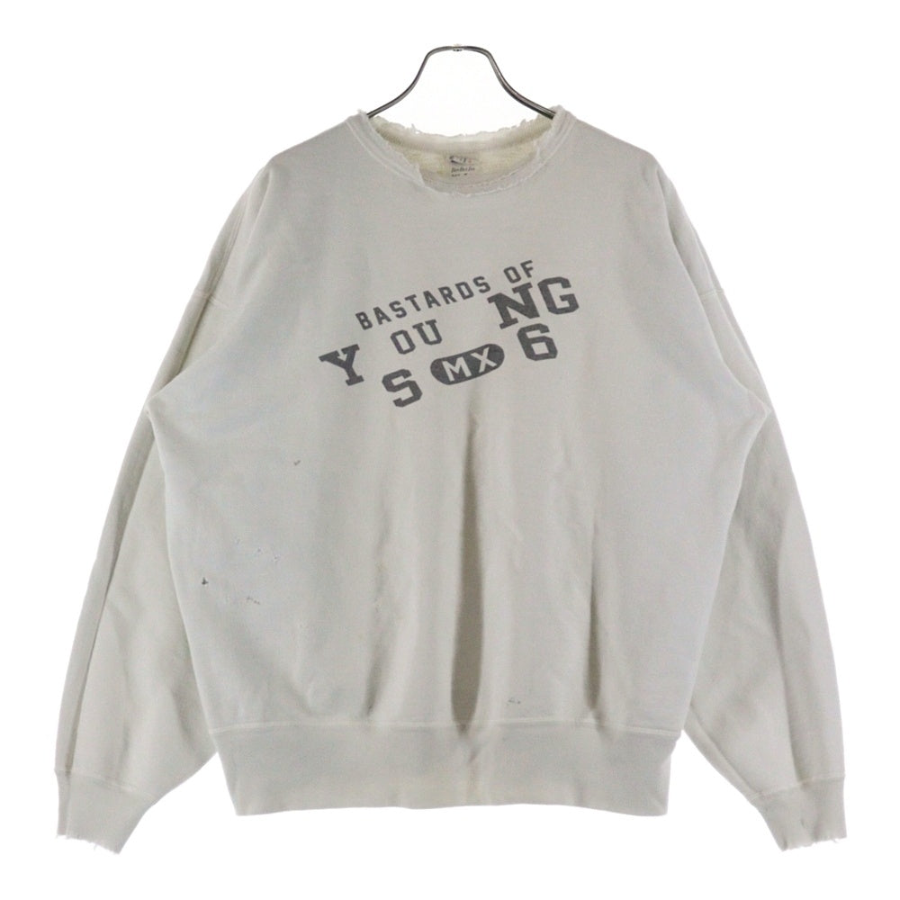 SAINT MICHAEL(セントマイケル) ×BerBerJin CREW NECK SWEAT SM-HR8-0000-C38 ベルベルジン クルーネック スウェット ホワイト