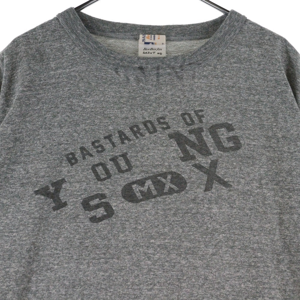 SAINT MICHAEL(セントマイケル) ×BerBerJin SM-HR8-0000-C37 半袖Tシャツ カットソー グレー