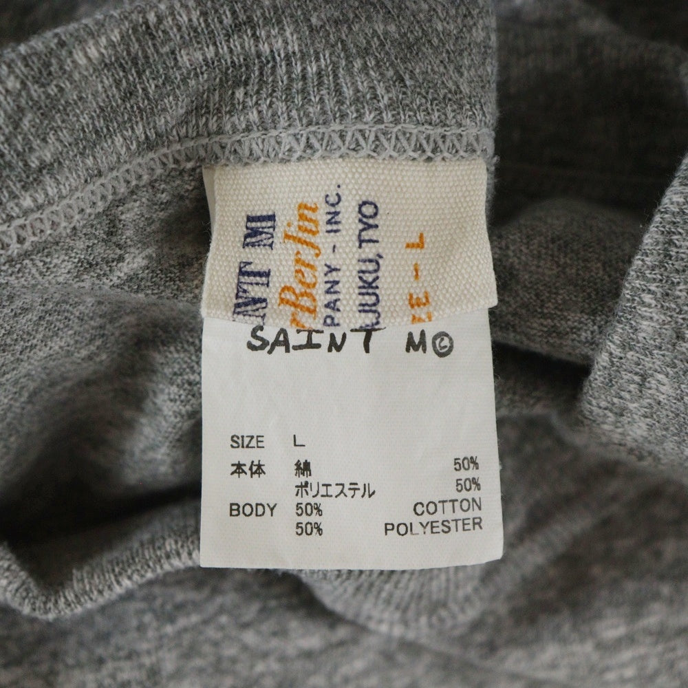 SAINT MICHAEL(セントマイケル) ×BerBerJin SM-HR8-0000-C37 半袖Tシャツ カットソー グレー