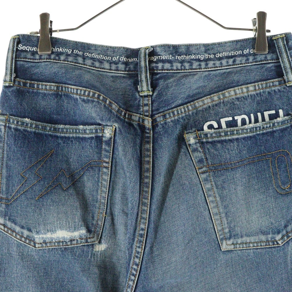 FRAGMENT DESIGN(フラグメントデザイン) ×SEQUEL DENIUM PANTS SQ-24AW-PT-10 シークエル デニムパンツ インディゴ