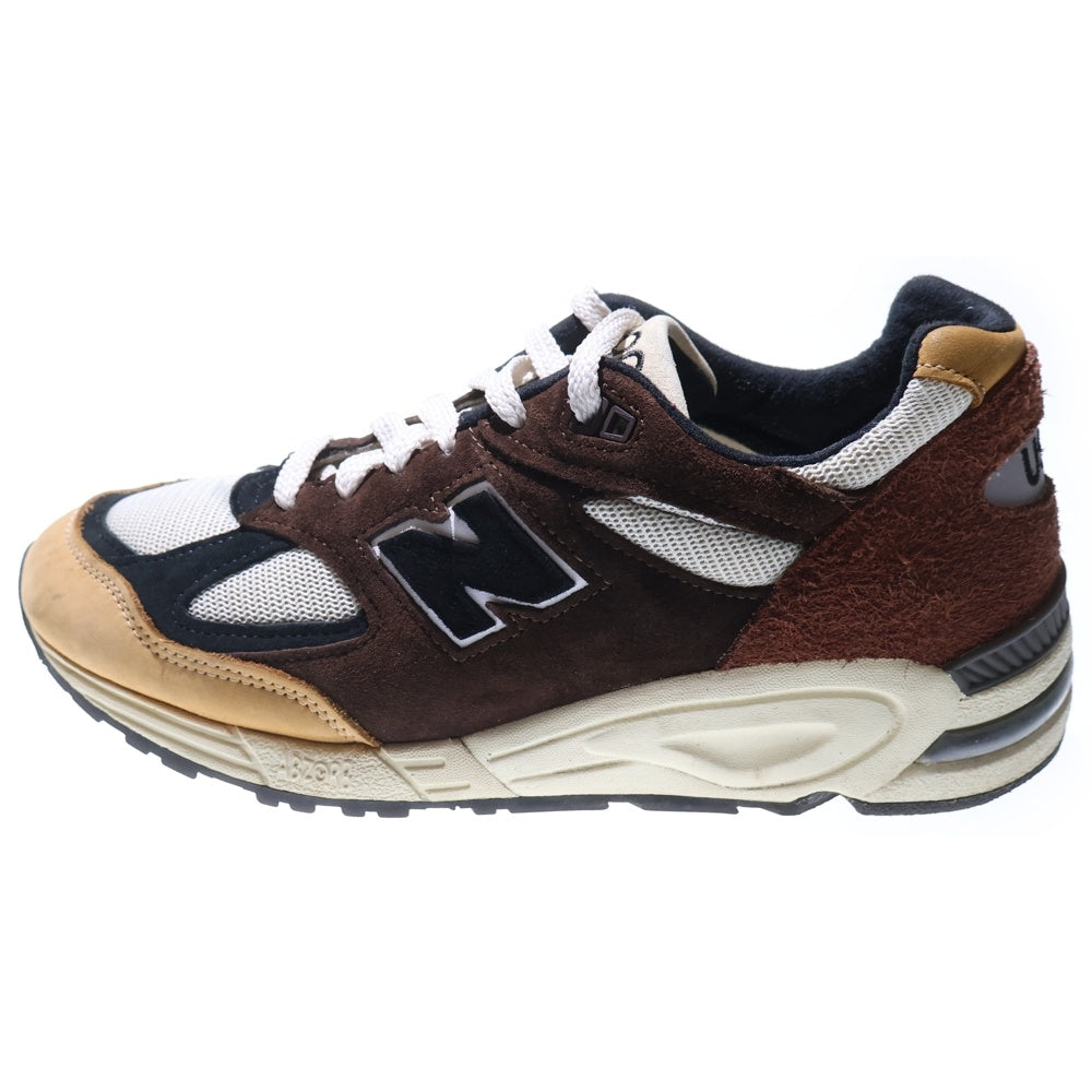 New Balance(ニューバランス) 990V2 Brown and Tan M990BB2 ブラウン アンド タン ローカットスニーカー US9/27.0cm ブラウン