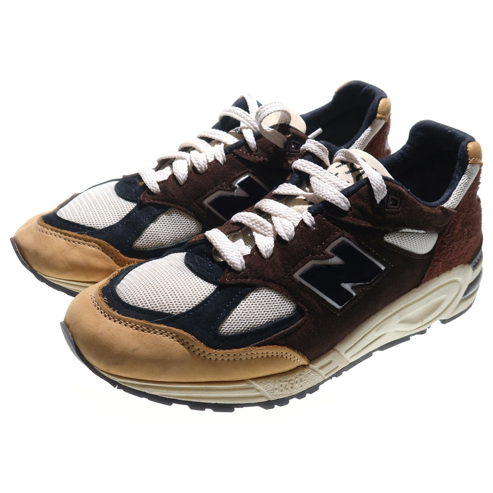 New Balance(ニューバランス) 990V2 Brown and Tan M990BB2 ブラウン アンド タン ローカットスニーカー US9/27.0cm ブラウン
