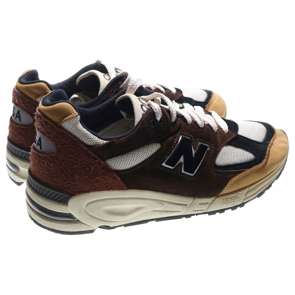New Balance(ニューバランス) 990V2 Brown and Tan M990BB2 ブラウン アンド タン ローカットスニーカー US9/27.0cm ブラウン