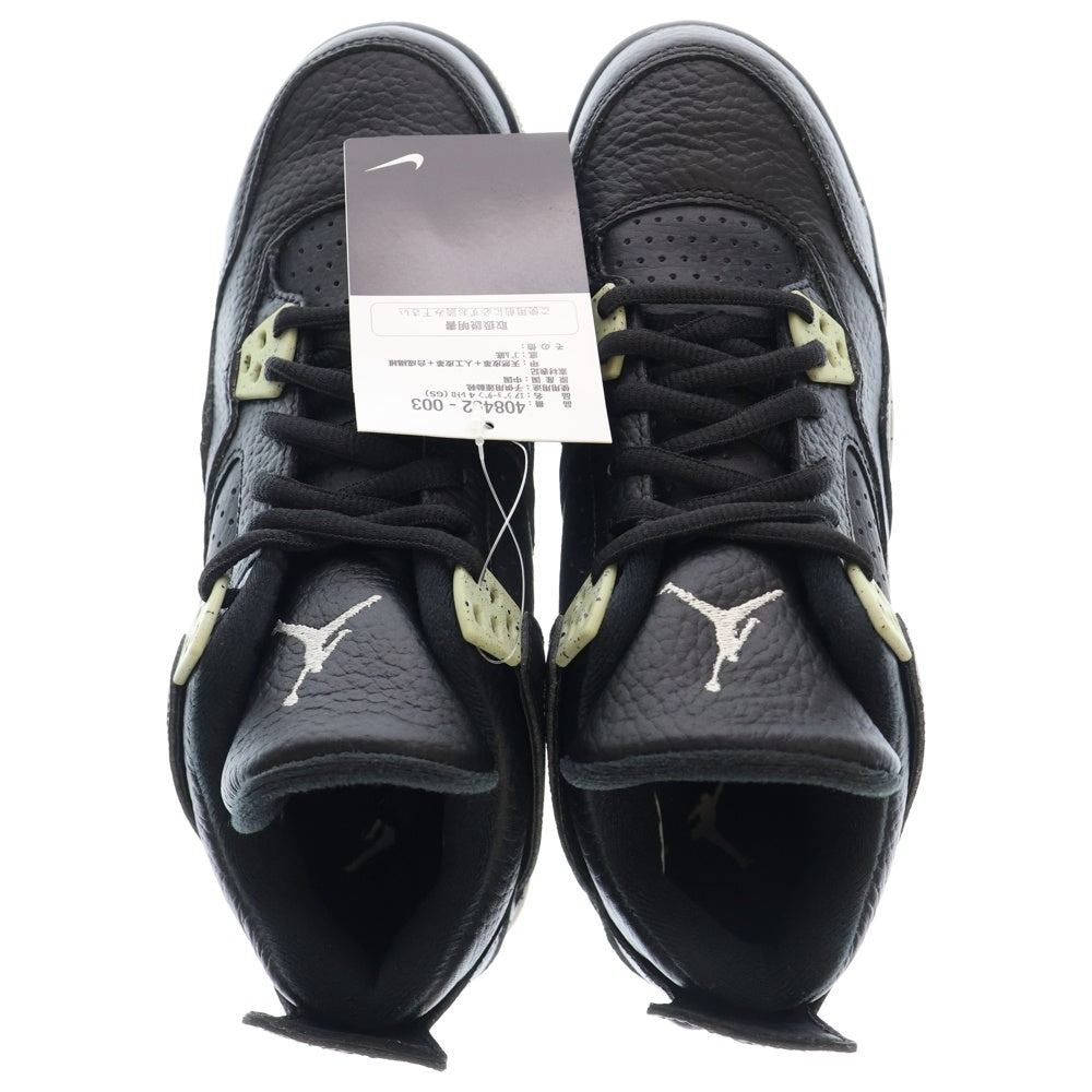NIKE(ナイキ) 【観賞用 2015年製】GS AIR JORDAN 4 RETRO OREO 408452-003 エアジョーダン4 オレオ ハイカットスニーカー US5Y/23.5cm ブラック レディース