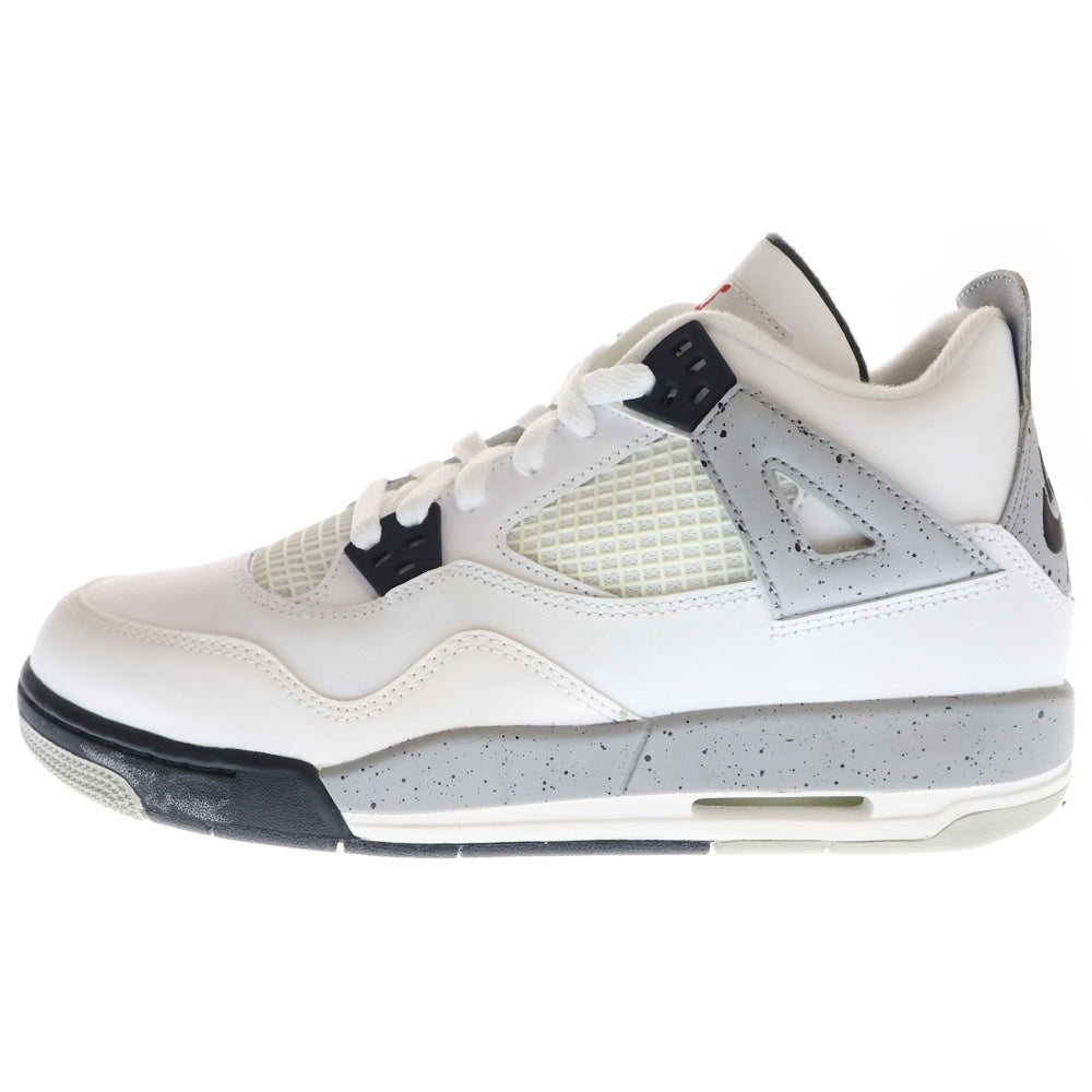 NIKE(ナイキ) 【観賞用 2016年製】GS AIR JORDAN 4 RETRO OG BG 836016-192 エアジョーダン4 ローカットスニーカー US6Y/24.0cm ホワイト レディース