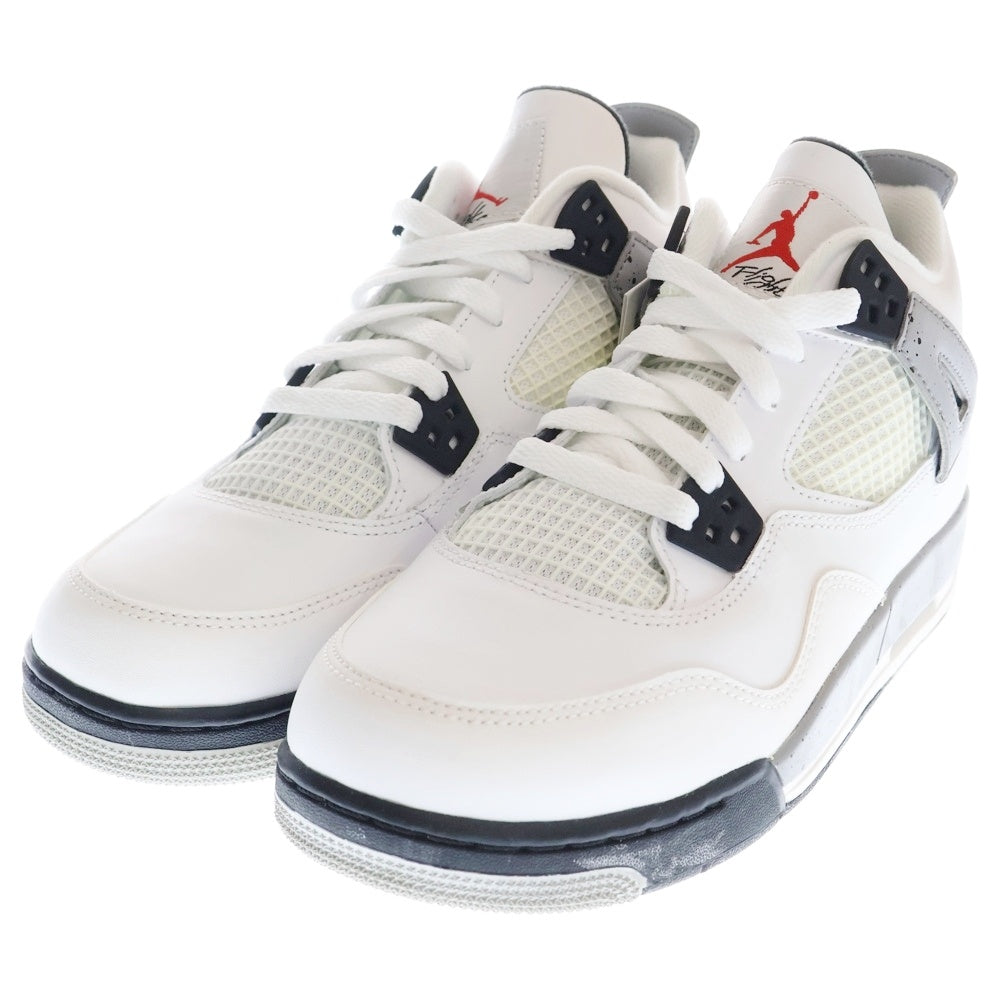 NIKE(ナイキ) 【観賞用 2016年製】GS AIR JORDAN 4 RETRO OG BG 836016-192 エアジョーダン4 ローカットスニーカー US6Y/24.0cm ホワイト レディース
