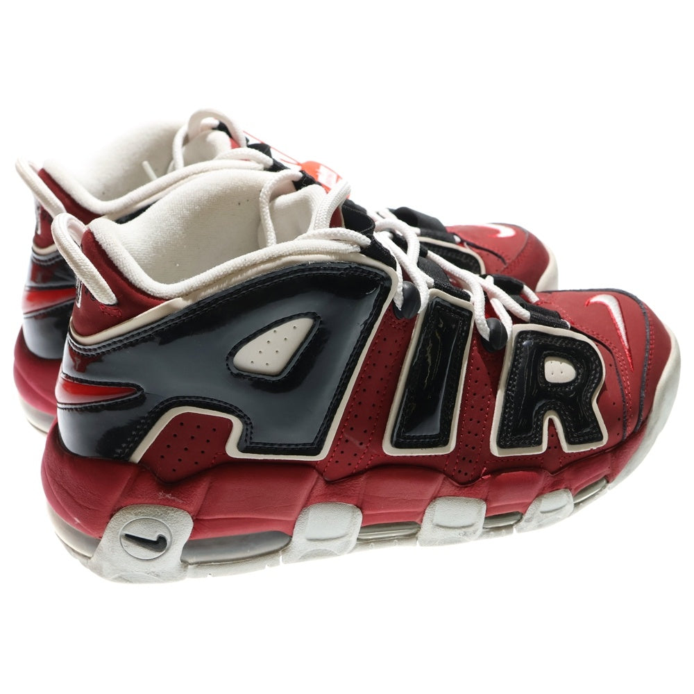 NIKE(ナイキ) AIR MORE UPTEMPO 96 921948-600 エアモアアップテンポ ハイカットスニーカー US9.5/27.5cm レッド/ブラック