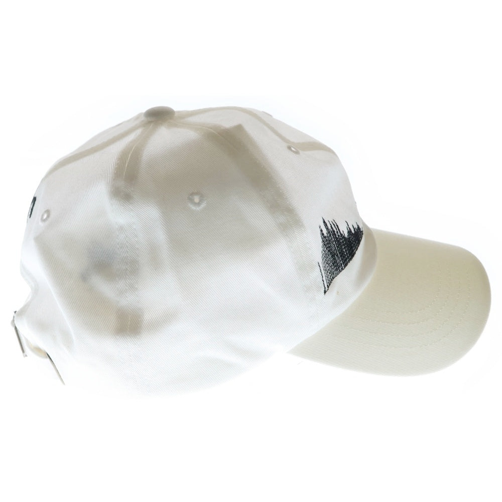 ALMOSTBLACK(オールモストブラック) GHOST EMBROIDERY 25SSGAB-AC03 6P CAP ゴースト エンブロイ キャップ ホワイト