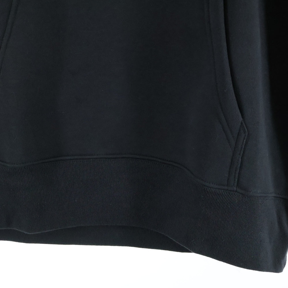 ALMOSTBLACK(オールモストブラック) 24AW LOGO HOODIE 24AW-CS05 ロゴフーディ パーカー ブラック
