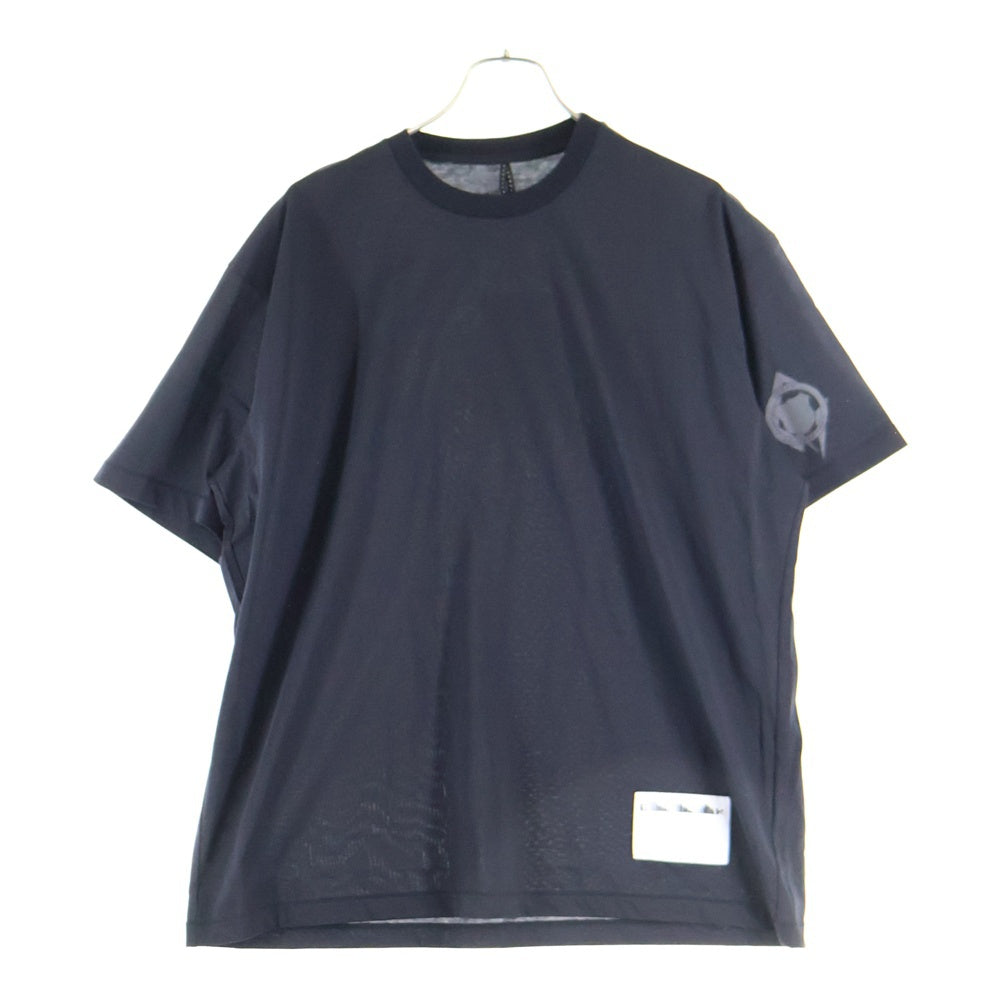 ALMOSTBLACK(オールモストブラック) 無地 半袖Tシャツ カットソー コットン 25SSGAB-CS02 ブラック