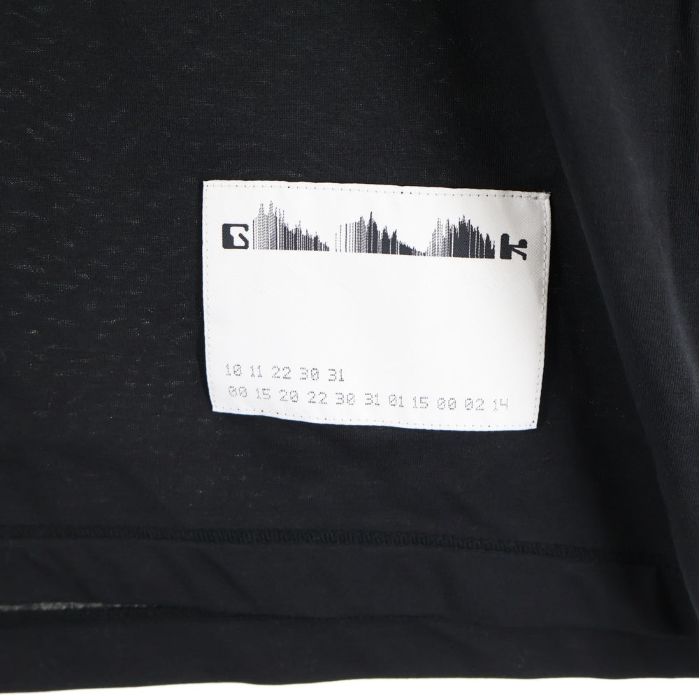 ALMOSTBLACK(オールモストブラック) 無地 半袖Tシャツ カットソー コットン 25SSGAB-CS02 ブラック