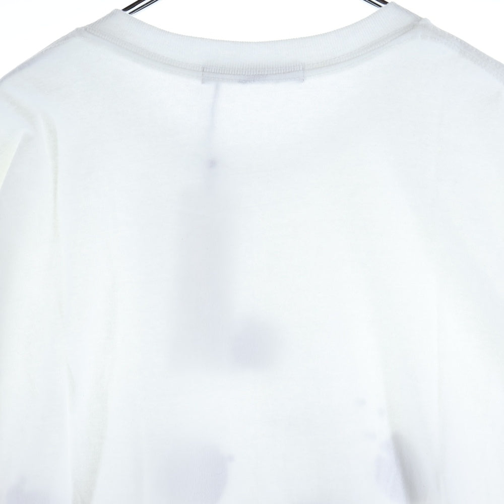 ALMOSTBLACK(オールモストブラック) 半袖Tシャツ カットソー コットン AMBYI-CS04 ホワイト