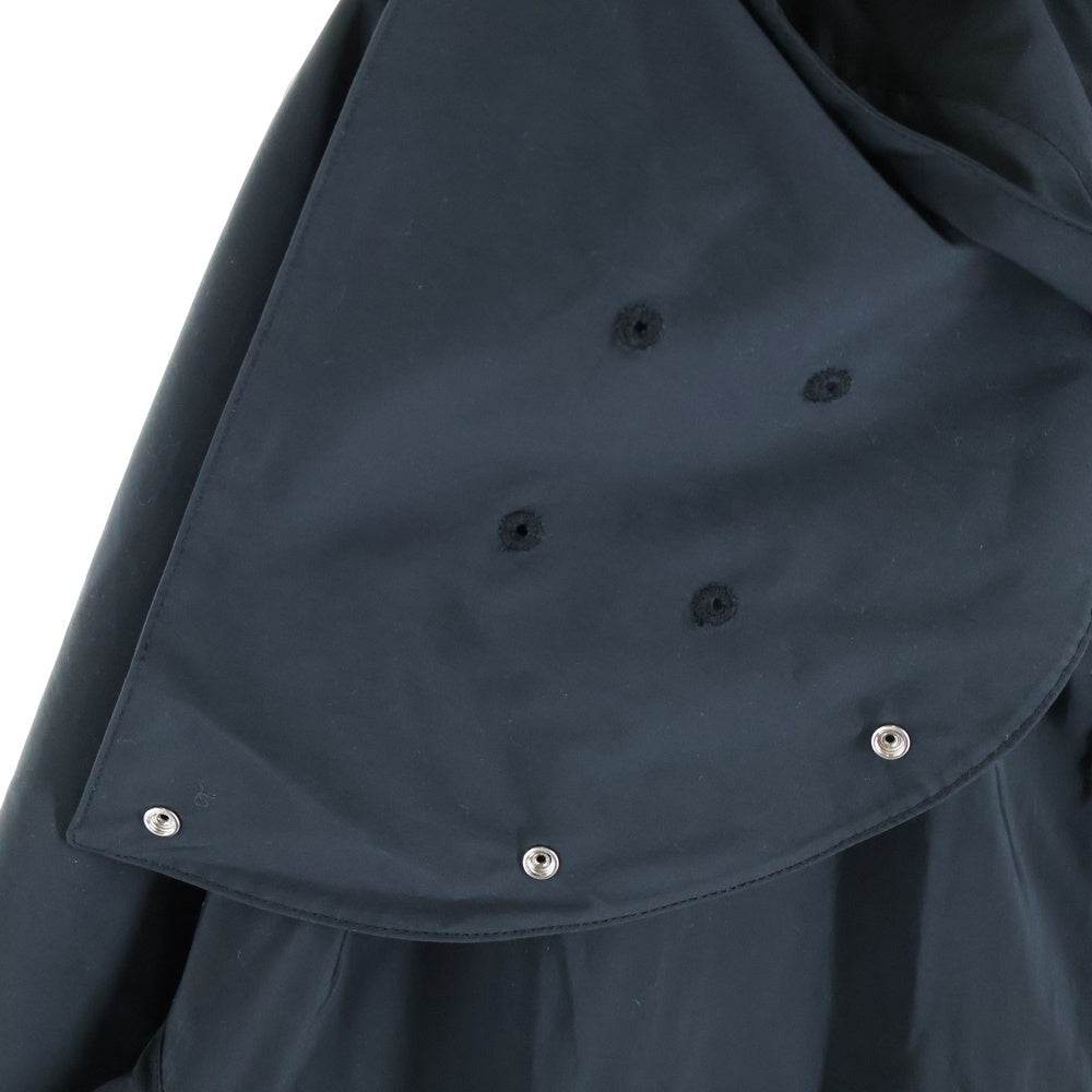 ALMOSTBLACK(オールモストブラック) WOVEN WATER-REPELLENT HOOD BLOUSON 25SSGAB-BL01 ウーブン ウォーターリペレント マウンテンパーカー ブラック