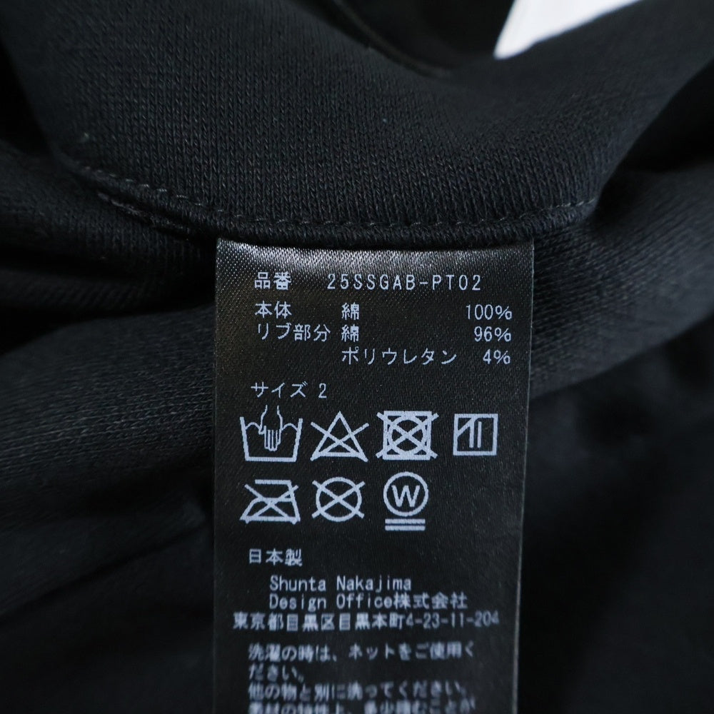 ALMOSTBLACK(オールモストブラック) 長ズボン パンツ コットン 25SSGAB-PT02 ブラック