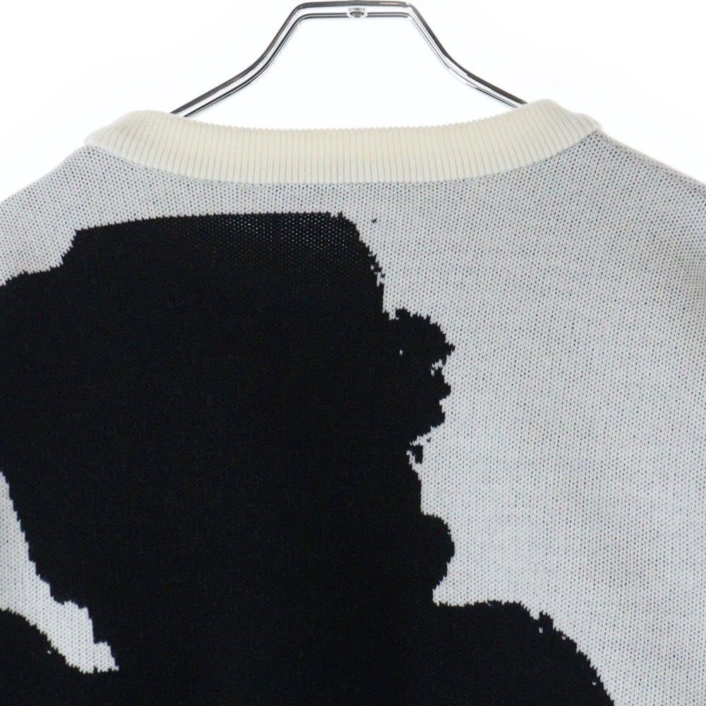 ALMOSTBLACK(オールモストブラック) 24AW-KT03 ニット ポリエステル ホワイト