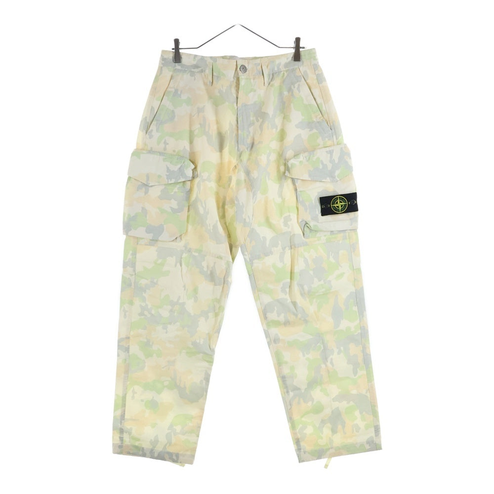STONE ISLAND(ストーンアイランド) 22SS xSupreme Ice Camo Cargo Trousers 7625301S1 リアクティブ アイス カモ カーゴパンツ カモ柄