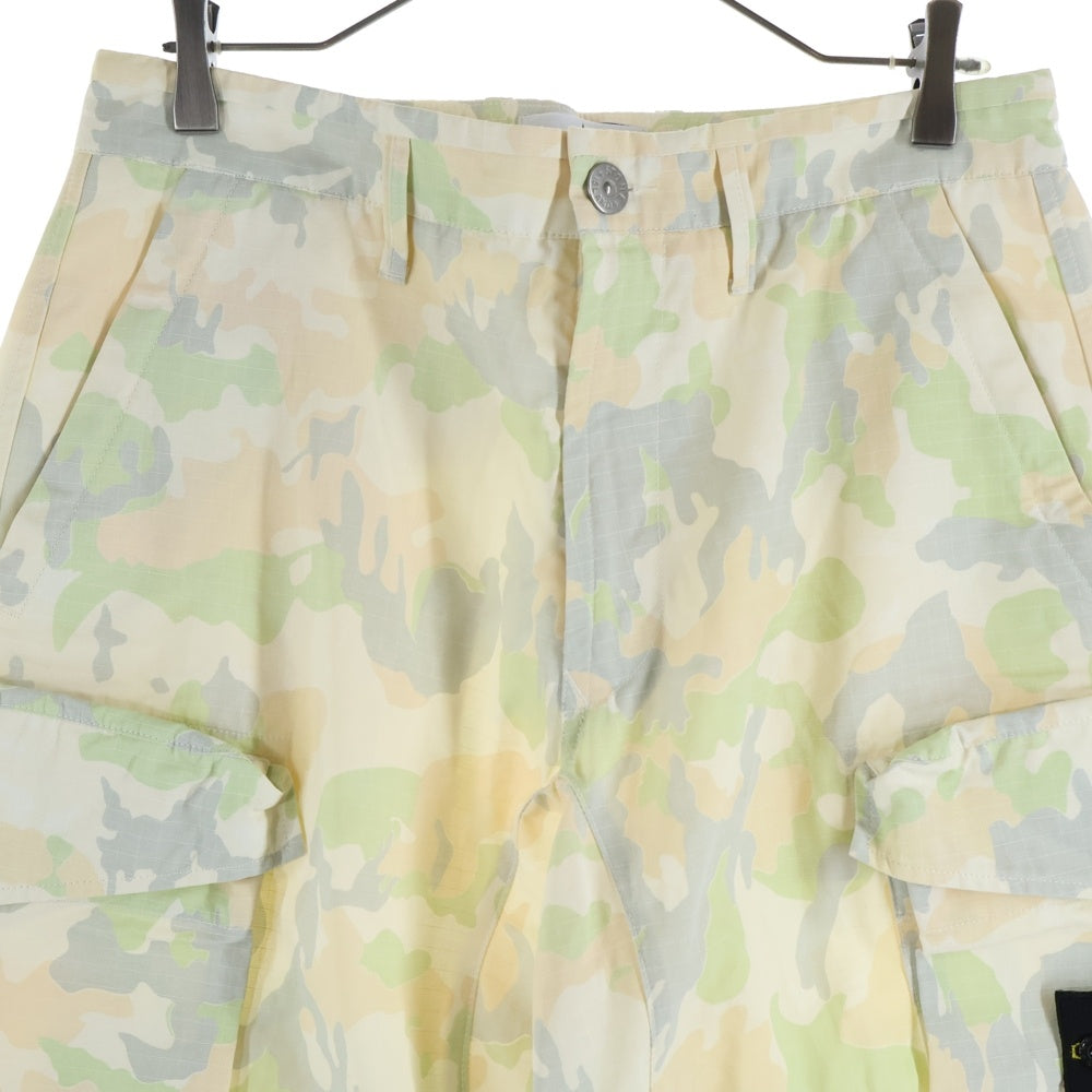 STONE ISLAND(ストーンアイランド) 22SS xSupreme Ice Camo Cargo Trousers 7625301S1 リアクティブ アイス カモ カーゴパンツ カモ柄